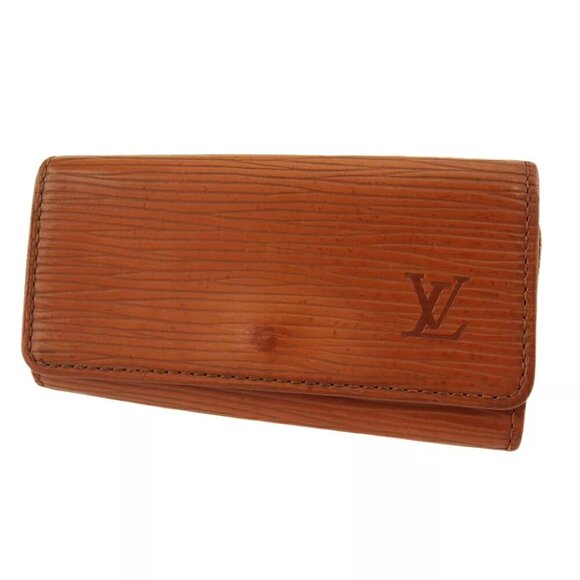 LOUIS VUITTON key case Epi Leather Authentic USED T20370 - Picture 1 of 7